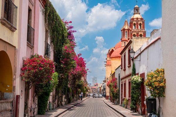 Calle del centro histórico de Querétaro